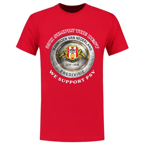 Kampioen 27 T-shirt Rood